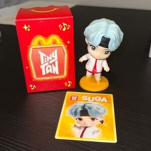 TinyTAN SUGA Action Figure with Light Blue Hair